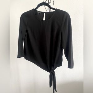 As good as new, Talbots black sleek top
